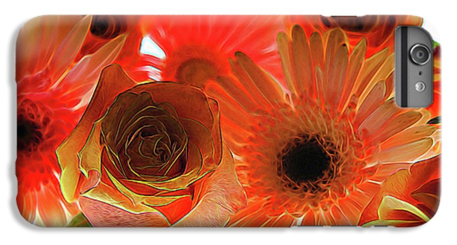 Orange Rose Pink Daisy - Phone Case