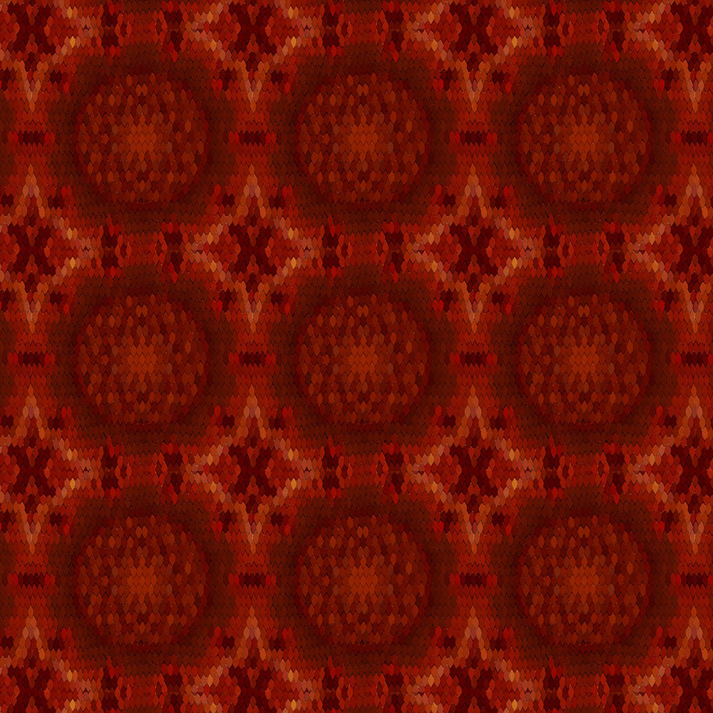 Orange and Red Dragon Scales Pattern Digital Image Download