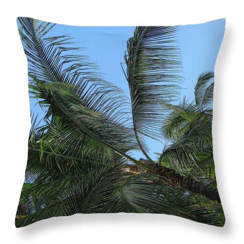 Palm Tree - Throw Pillow