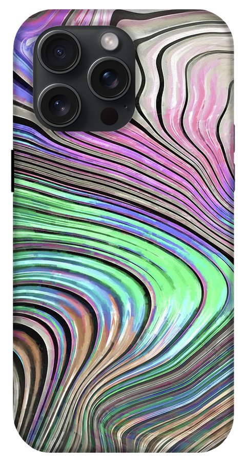 Pastel Pearl Wave - Phone Case