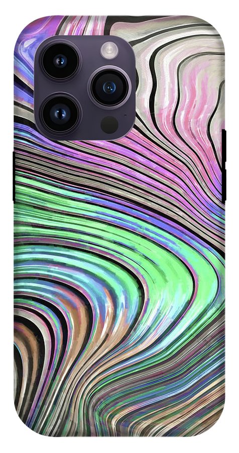 Pastel Pearl Wave - Phone Case
