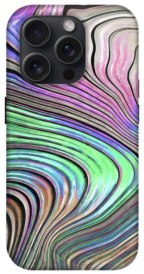 Pastel Pearl Wave - Phone Case
