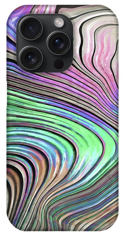 Pastel Pearl Wave - Phone Case