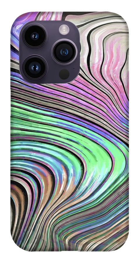 Pastel Pearl Wave - Phone Case