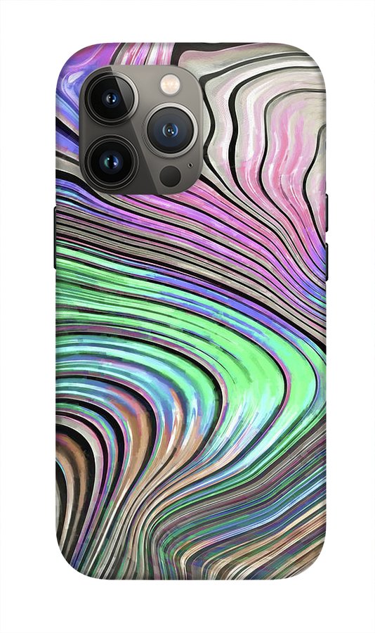 Pastel Pearl Wave - Phone Case
