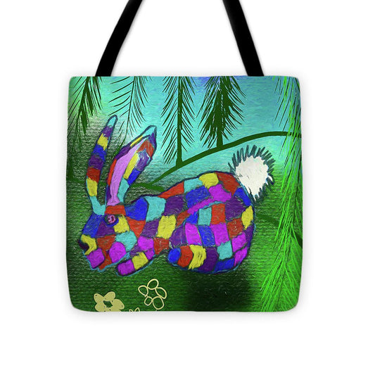Patchwork Bunny - Tote Bag
