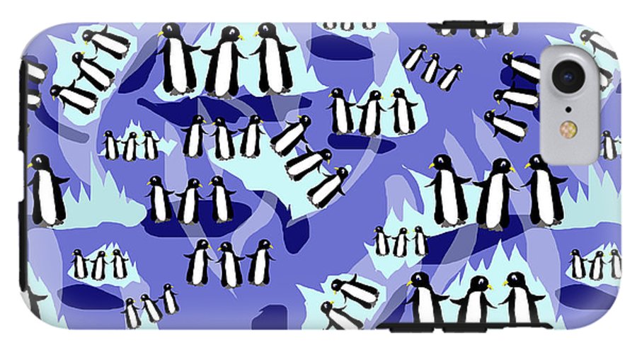 Penguins Pattern - Phone Case