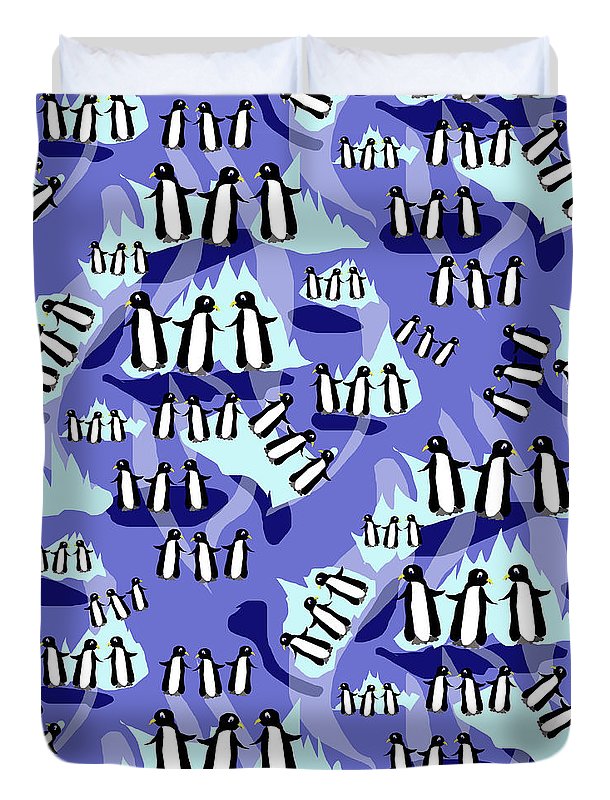 Penguins Pattern - Duvet Cover