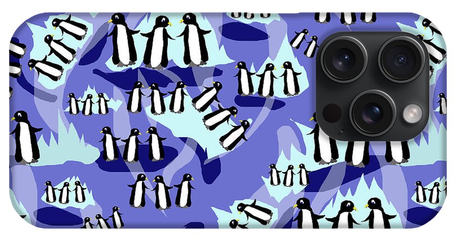 Penguins Pattern - Phone Case