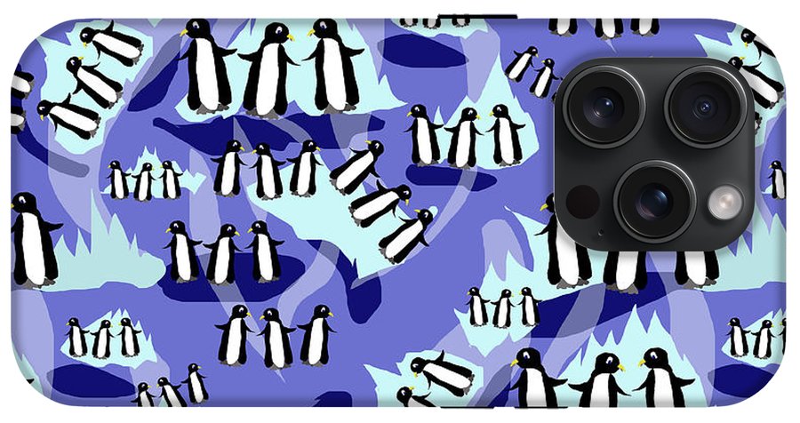 Penguins Pattern - Phone Case