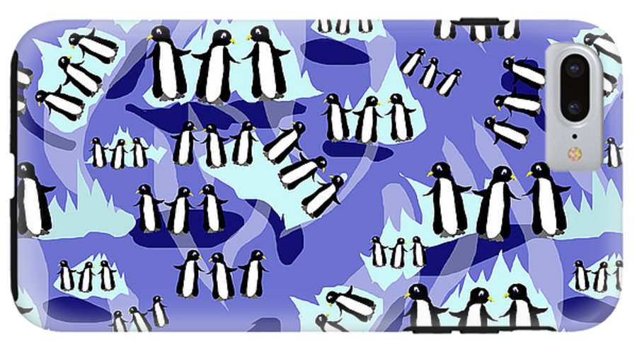 Penguins Pattern - Phone Case