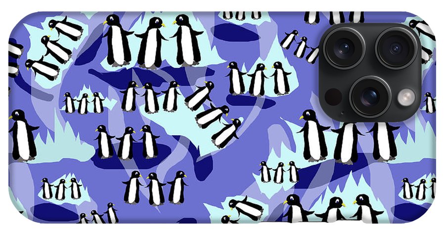 Penguins Pattern - Phone Case