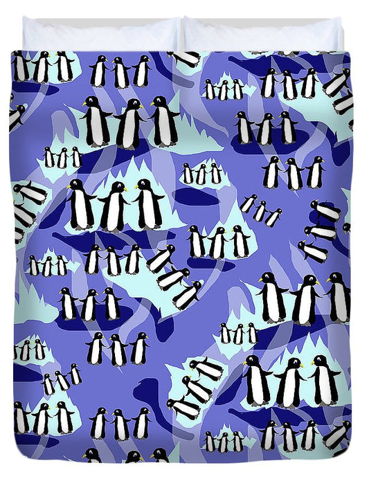 Penguins Pattern - Duvet Cover