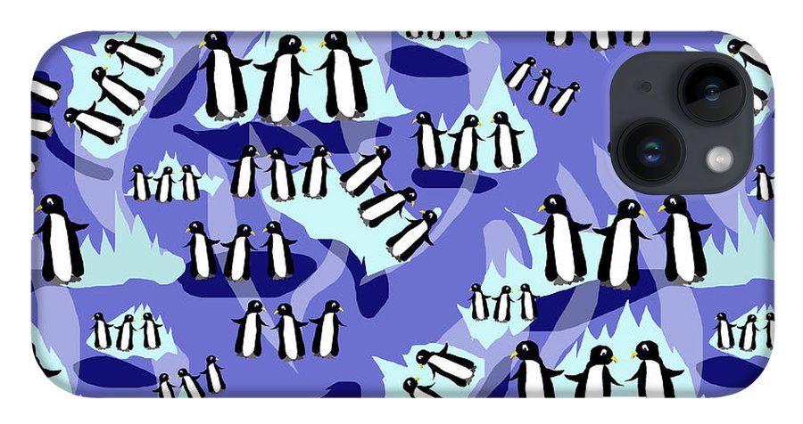 Penguins Pattern - Phone Case