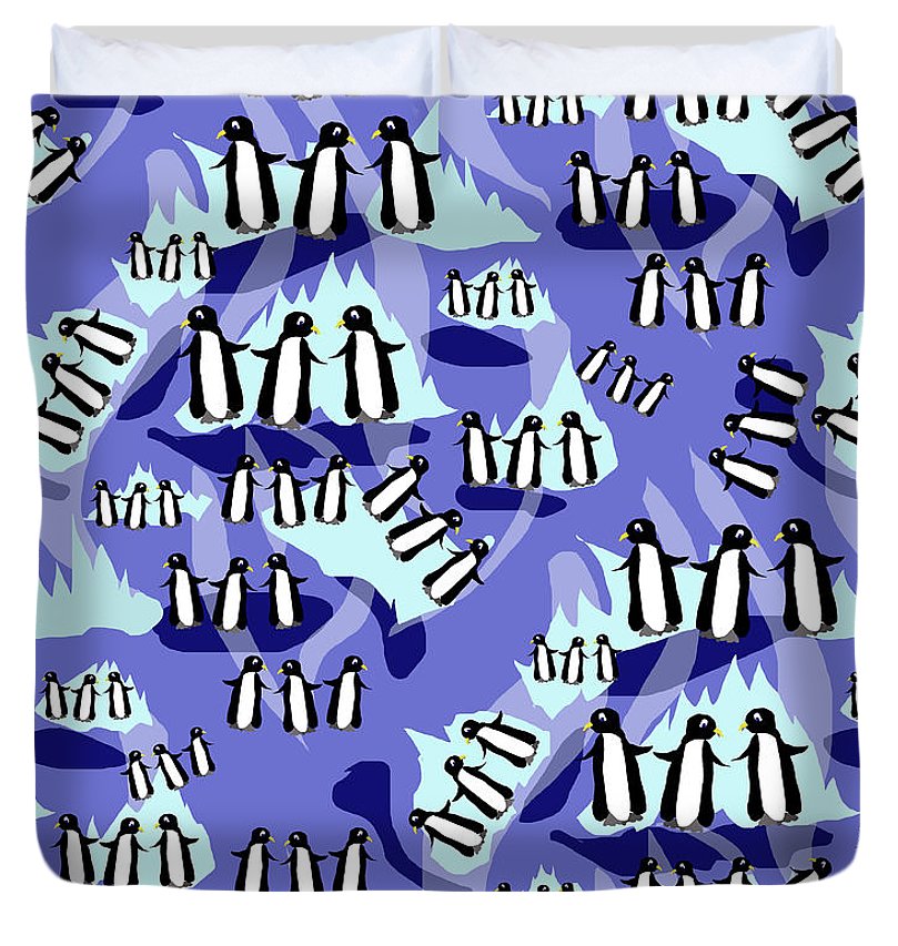 Penguins Pattern - Duvet Cover