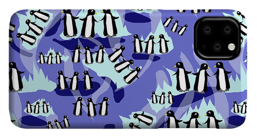 Penguins Pattern - Phone Case