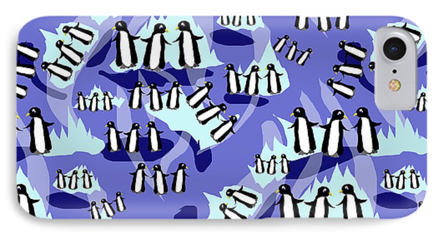 Penguins Pattern - Phone Case