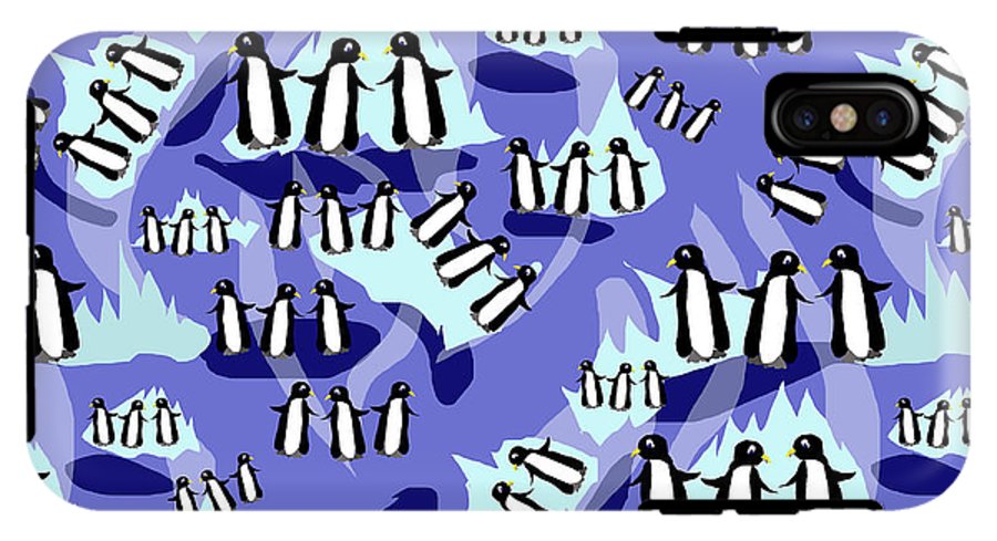 Penguins Pattern - Phone Case