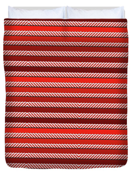 Peppermint Stripes - Duvet Cover