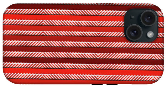 Peppermint Stripes - Phone Case