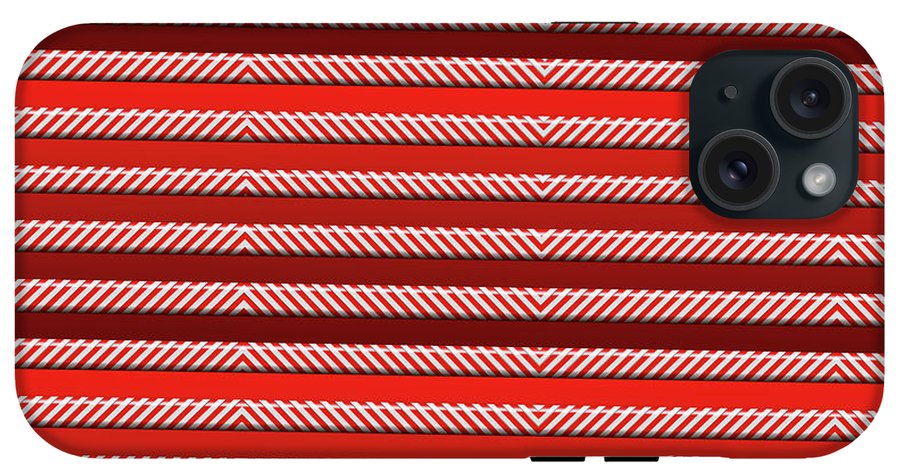 Peppermint Stripes - Phone Case