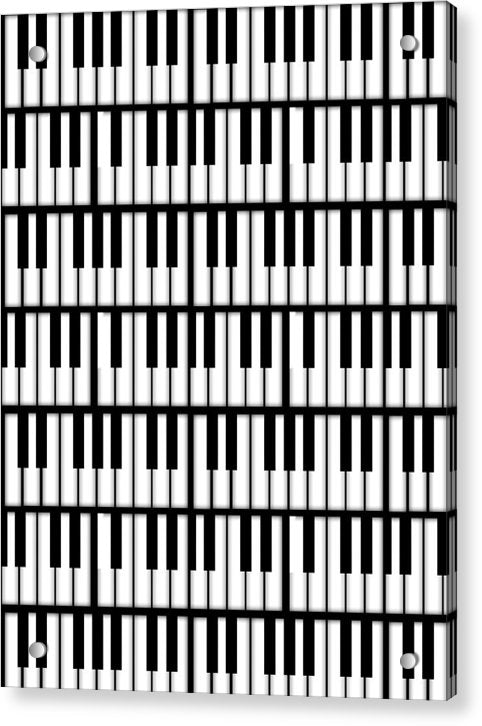 Piano Keys - Acrylic Print