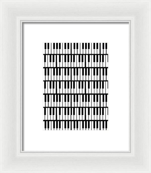 Piano Keys - Framed Print