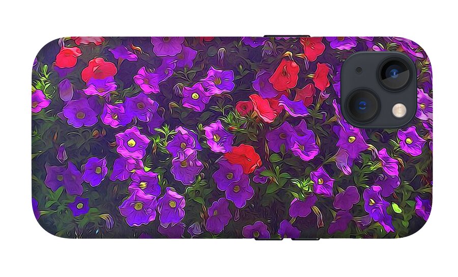 Pile Of Petunias - Phone Case