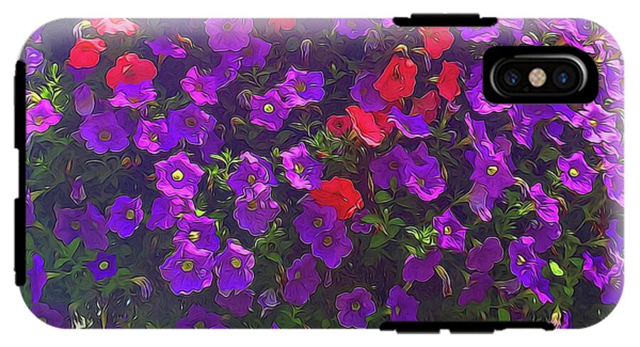 Pile Of Petunias - Phone Case