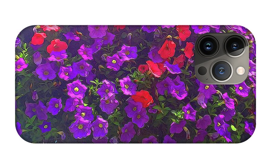 Pile Of Petunias - Phone Case
