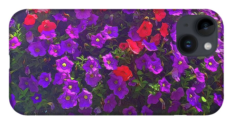 Pile Of Petunias - Phone Case