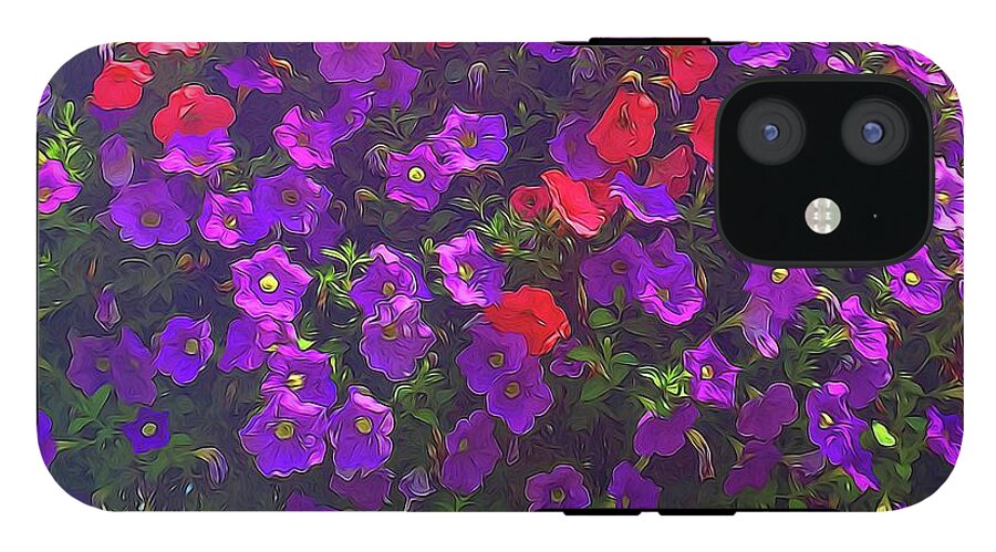 Pile Of Petunias - Phone Case