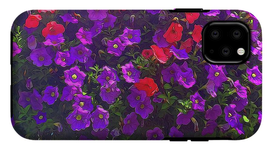 Pile Of Petunias - Phone Case