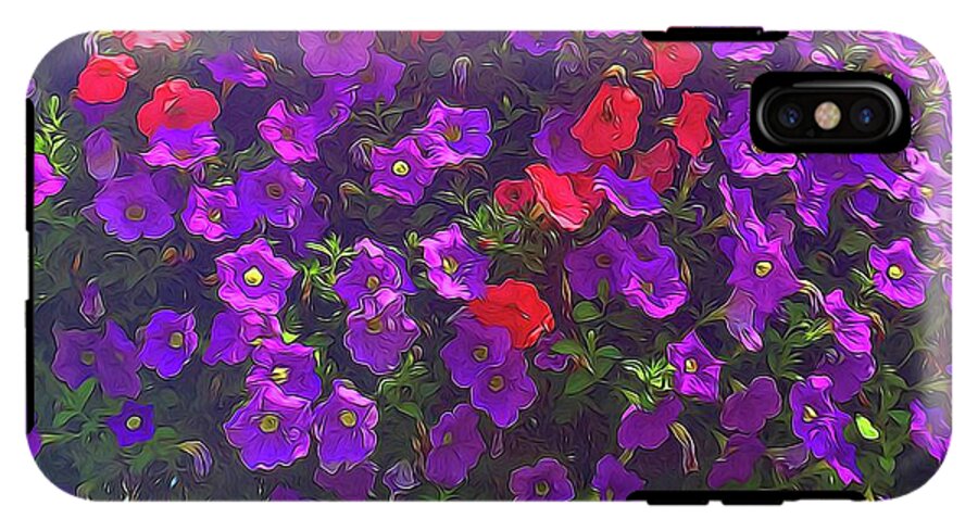Pile Of Petunias - Phone Case