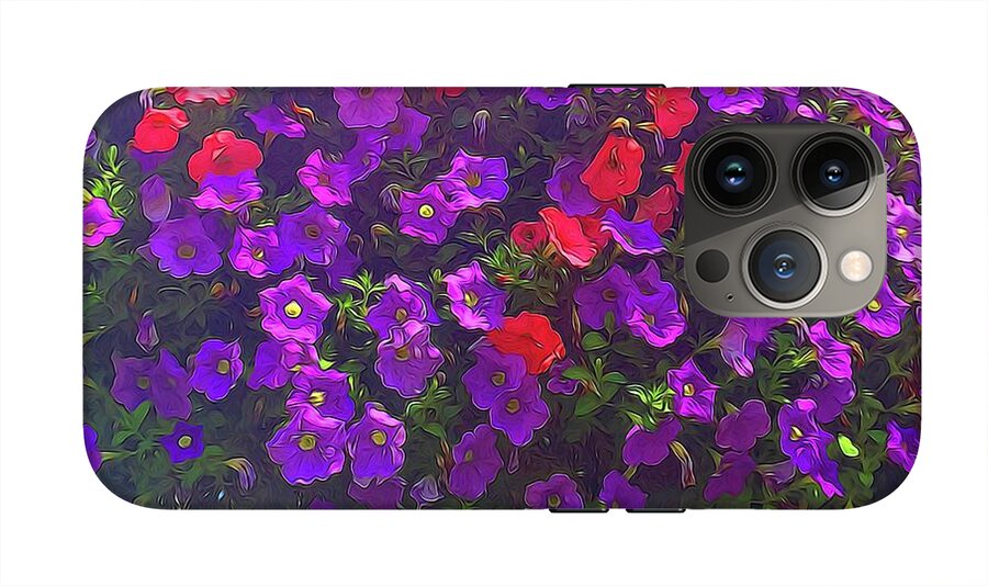 Pile Of Petunias - Phone Case