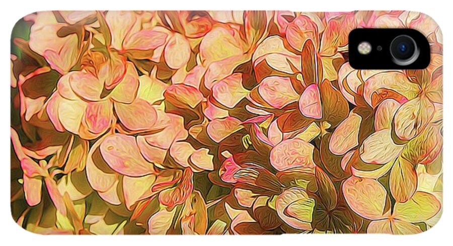 Pink and Creamy Hydrangea - Phone Case