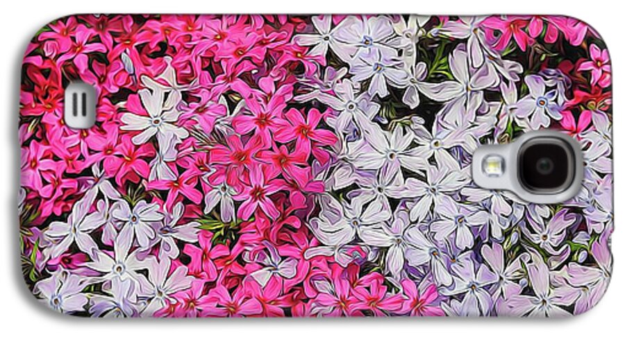 Pink and White Phlox - Phone Case