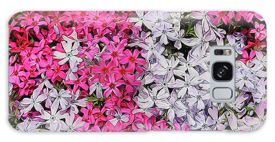 Pink and White Phlox - Phone Case