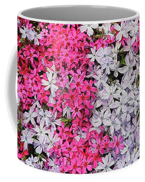 Pink and White Phlox - Mug