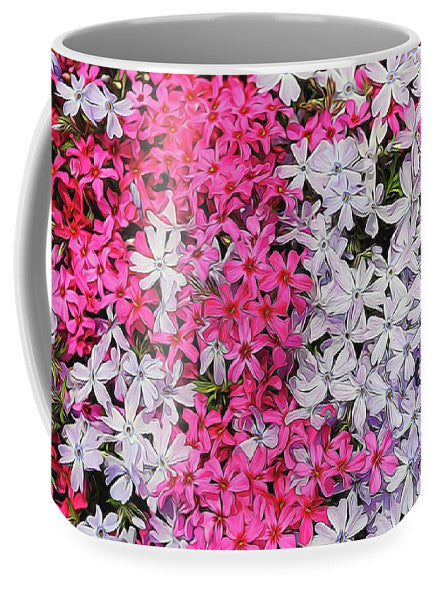 Pink and White Phlox - Mug
