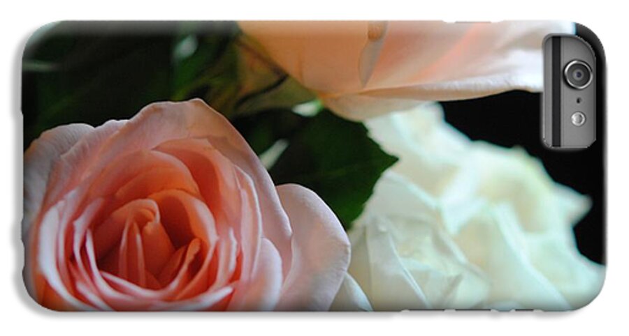 Pink and White Roses Bouquet - Phone Case