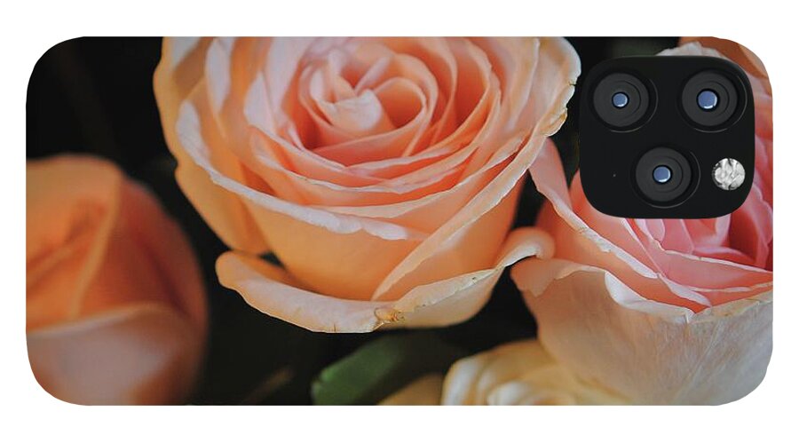 Pink and White Roses - Phone Case