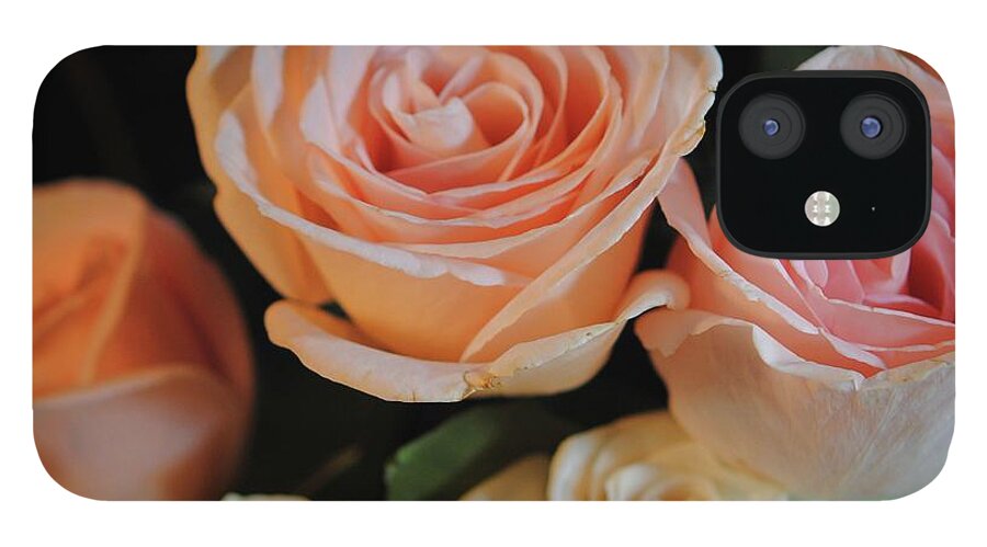 Pink and White Roses - Phone Case