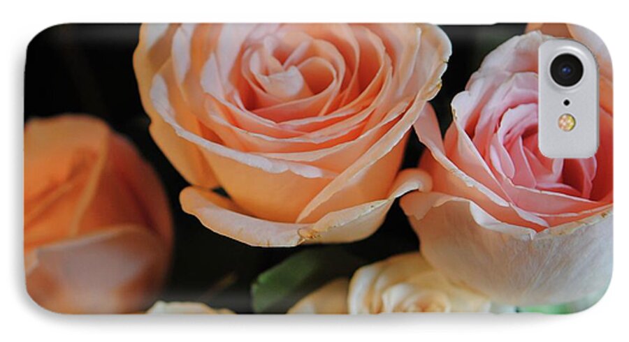 Pink and White Roses - Phone Case