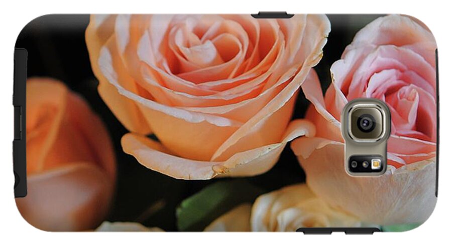 Pink and White Roses - Phone Case