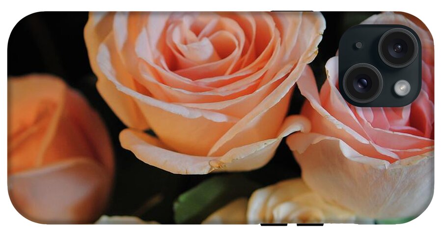 Pink and White Roses - Phone Case