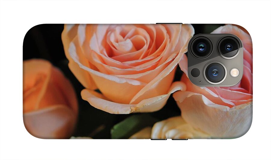 Pink and White Roses - Phone Case