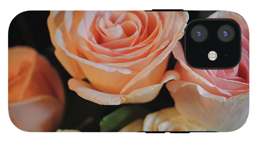 Pink and White Roses - Phone Case