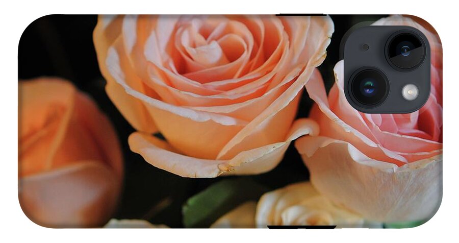 Pink and White Roses - Phone Case