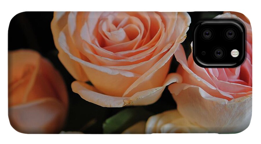 Pink and White Roses - Phone Case
